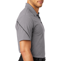 OGIO Tread Polo, Grey Heather, Right Sleeve view