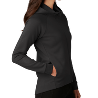 OGIO Women's Bolt Full Zip Hoodie, Blacktop, Right Sleeve view