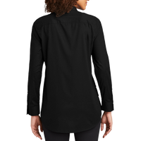 OGIO Women's Commuter Woven Tunic, Blacktop, Back view