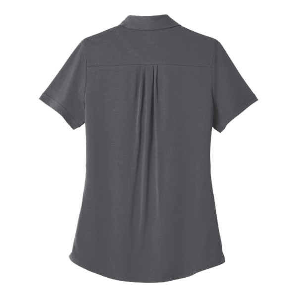 OGIO Women's Limit Polo, Diesel Grey, Back view
