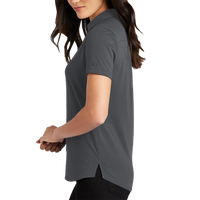 OGIO Women's Limit Polo, Diesel Grey, Left Sleeve view