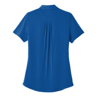 OGIO Women's Limit Polo, Force Blue, Back view