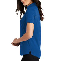 OGIO Women's Limit Polo, Force Blue, Left Sleeve view