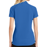 OGIO Women's Onyx Polo, Electric Blue, Back view