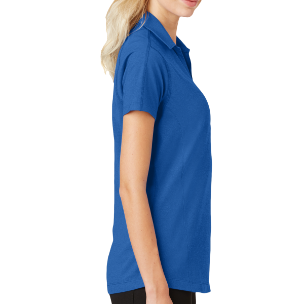OGIO Women's Onyx Polo, Electric Blue, Right side view
