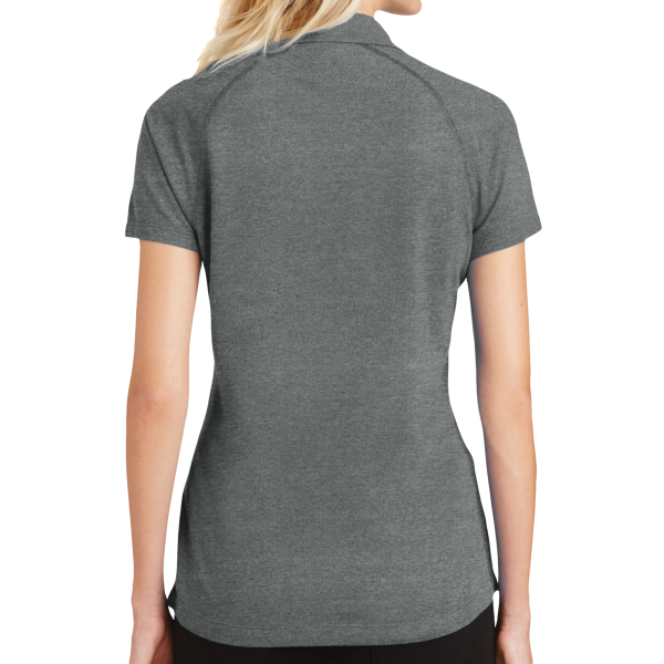 OGIO Women's Onyx Polo, Petrol Grey, Back view