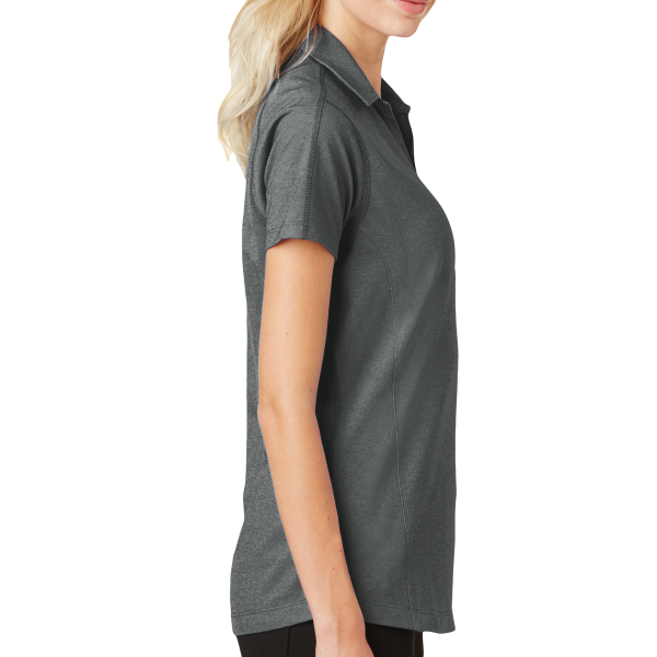OGIO Women's Onyx Polo, Petrol Grey, Right side view