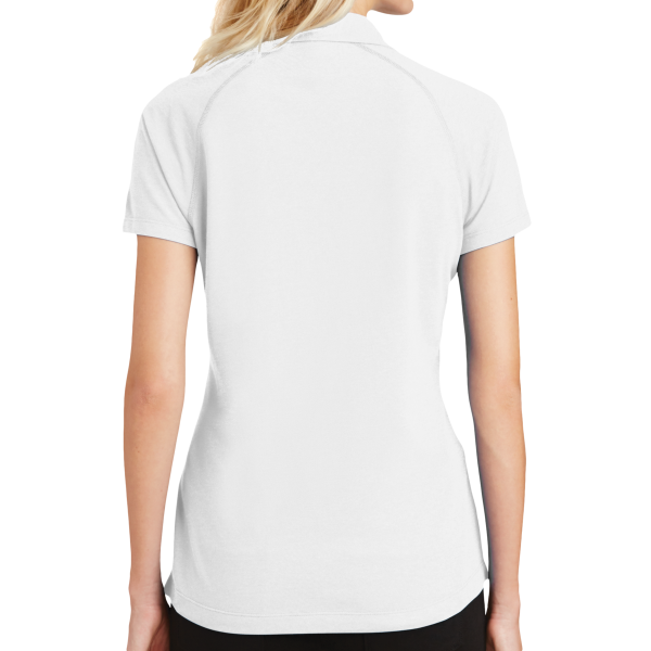 OGIO Women's Onyx Polo, White, Back view