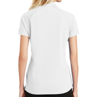 OGIO Women's Onyx Polo, White, Back view
