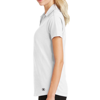 OGIO Women's Onyx Polo, White, Left side view