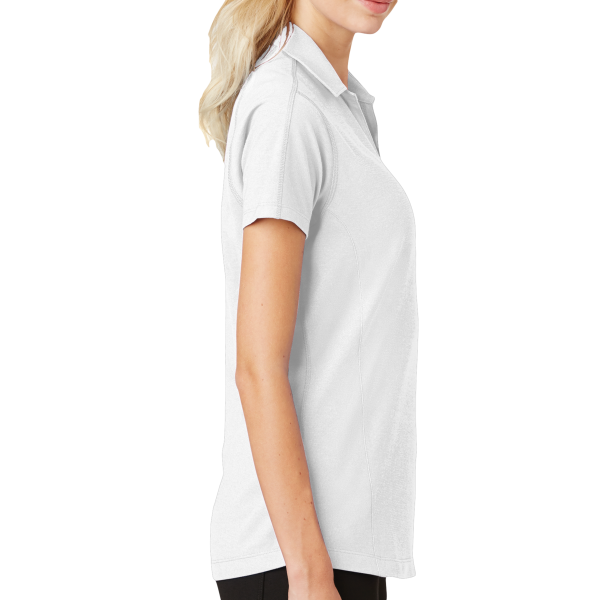 OGIO Women's Onyx Polo, White, Right side view