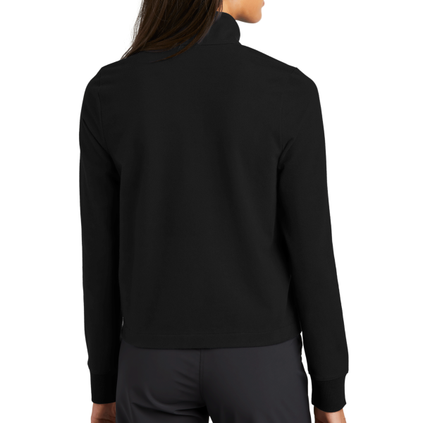 OGIO Women's Outstretch Full Zip, Blacktop, Back view