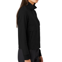 OGIO Women's Outstretch Full Zip, Blacktop, Right Sleeve view