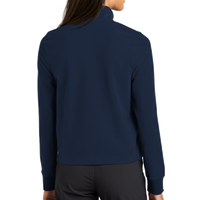 OGIO Women's Outstretch Full Zip, River Blue Navy, Back view