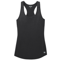OGIO Women's Racerback Pulse Tank, Blacktop, Front view