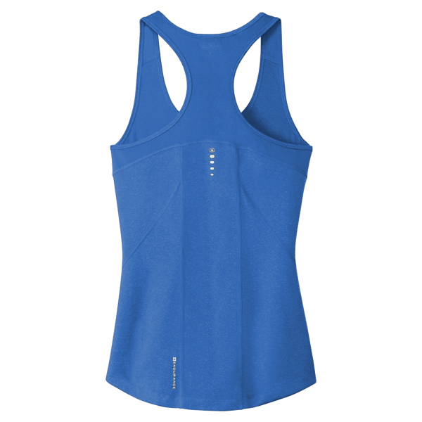 OGIO Women's Racerback Pulse Tank, Electric Blue, Back view