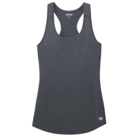 OGIO Women's Racerback Pulse Tank, Gear Grey, Front view