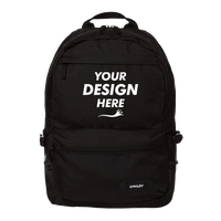 Oakley 20L Street Backpack, Blackout, Front view, Mockup