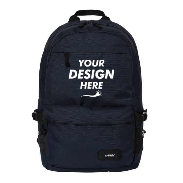 Oakley 20L Street Backpack, Fathom, Front view, Mockup