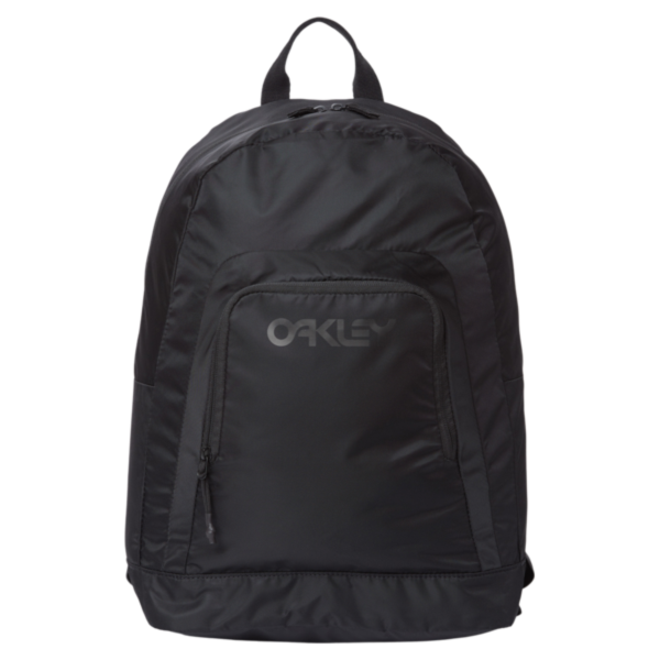 Oakley 23L Nylon Backpack, Blackout, Front view