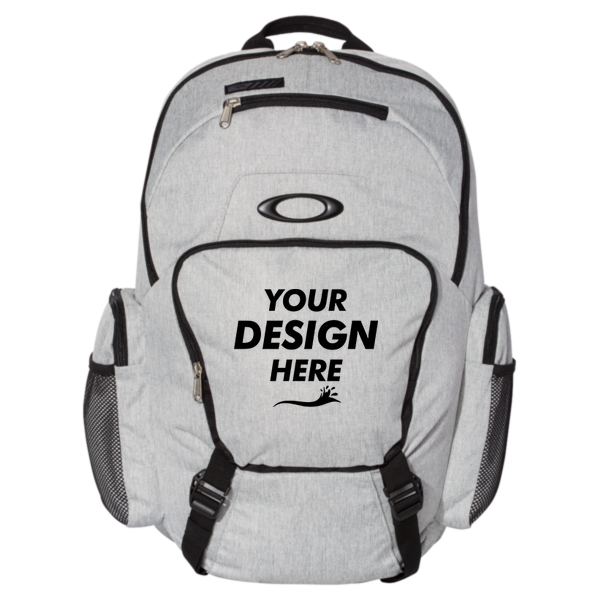 Oakley 30L Blade Backpack, Granite Heather, Front view, Mockup