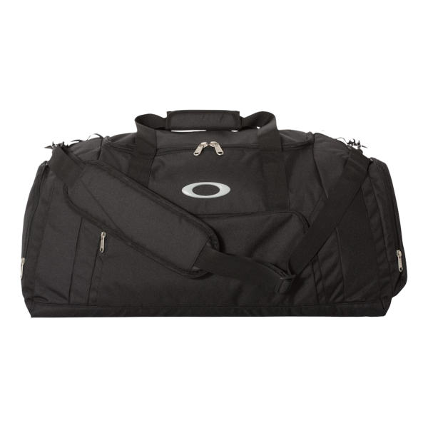 Oakley 55L Gym to Street Duffel Bag, Blackout, Front view