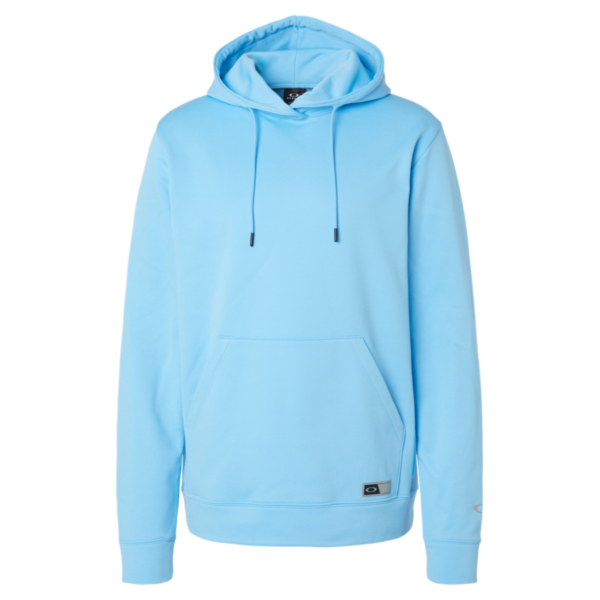 Oakley Men's Team Issue Hydrolix Hooded Sweatshirt, Carolina Blue, Front view
