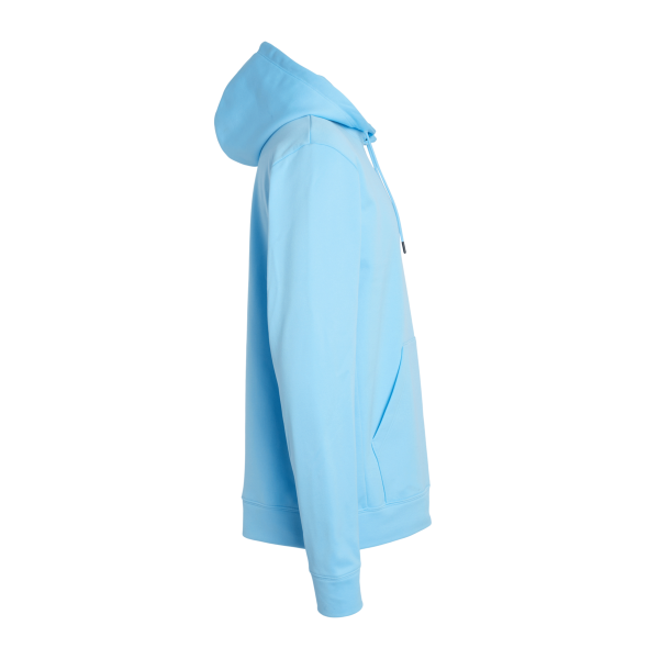 Oakley Men's Team Issue Hydrolix Hooded Sweatshirt, Carolina Blue, Right Sleeve view