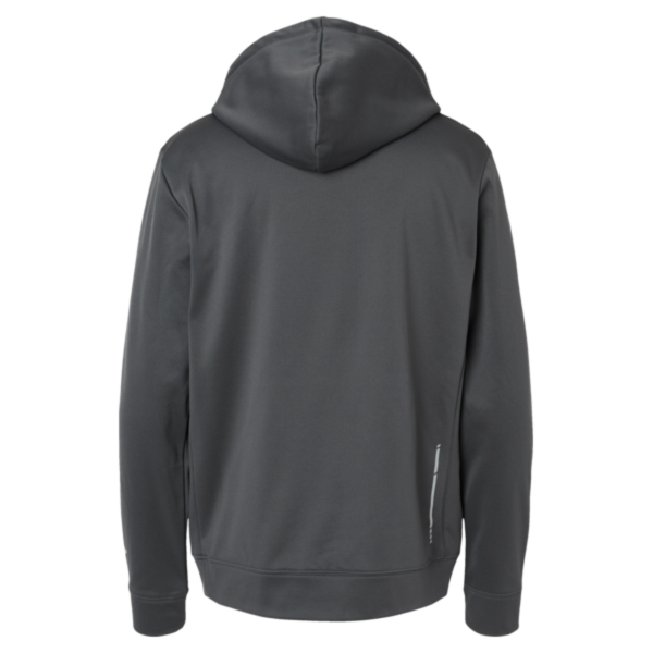 Oakley Men's Team Issue Hydrolix Hooded Sweatshirt, Forged Iron, Back view