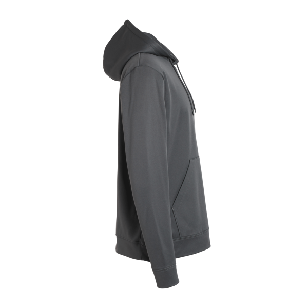 Oakley Men's Team Issue Hydrolix Hooded Sweatshirt, Forged Iron, Right Sleeve view