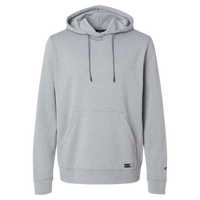 Oakley Men's Team Issue Hydrolix Hooded Sweatshirt, New Granite Heather, Front view