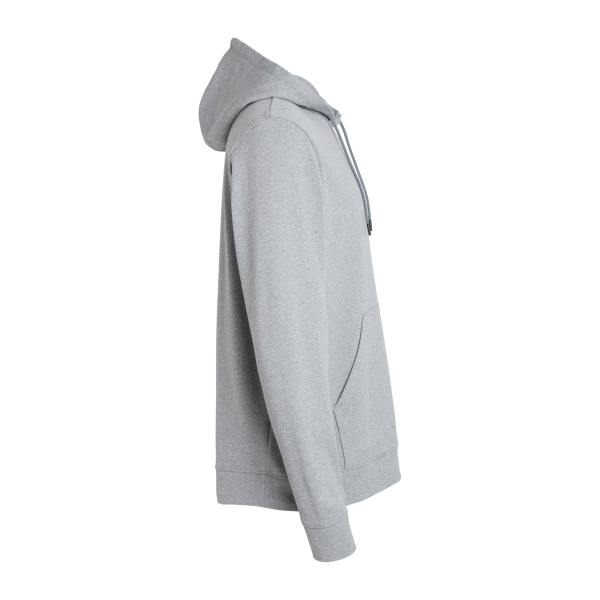Oakley Men's Team Issue Hydrolix Hooded Sweatshirt, New Granite Heather, Right Sleeve view