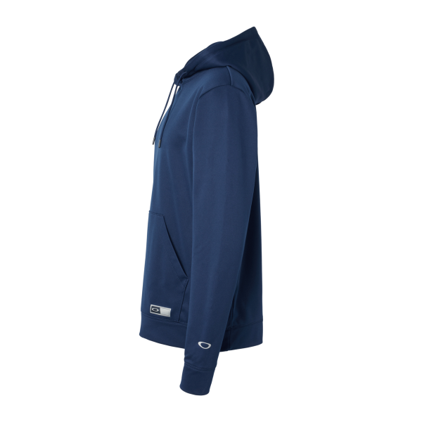 Oakley Men's Team Issue Hydrolix Hooded Sweatshirt, Team Navy, Left Sleeve view