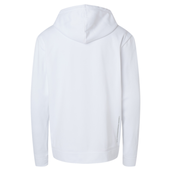 Oakley Men's Team Issue Hydrolix Hooded Sweatshirt, White, Back view