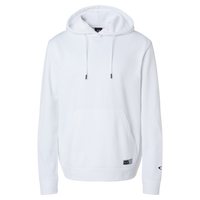 Oakley Men's Team Issue Hydrolix Hooded Sweatshirt, White, Front view