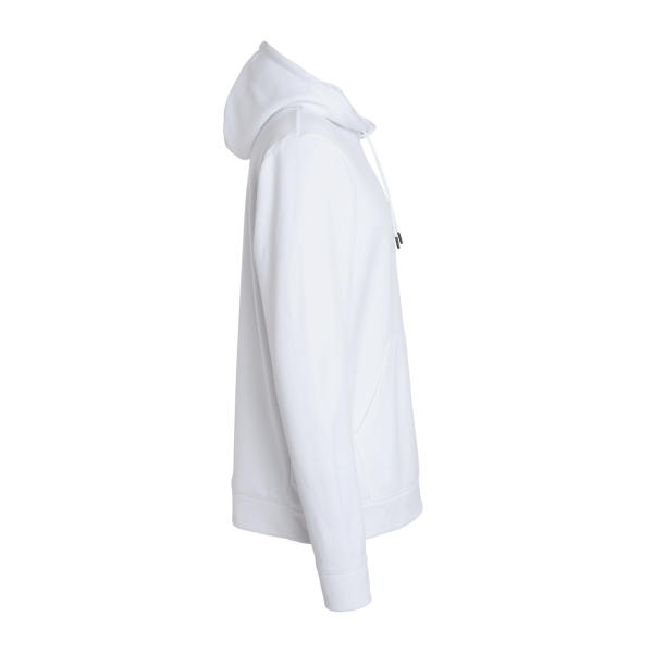 Oakley Men's Team Issue Hydrolix Hooded Sweatshirt, White, Right Sleeve view