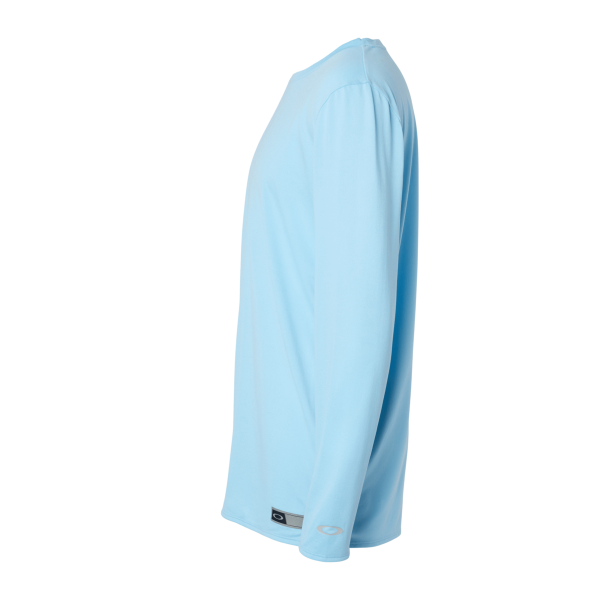 Oakley Men's Team Issue Hydrolix Long Sleeve T-Shirt, Carolina Blue, Left Sleeve view