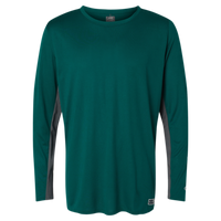 Oakley Men's Team Issue Hydrolix Long Sleeve T-Shirt, Team Fir, Front view