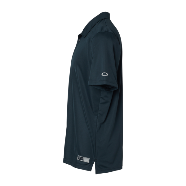 Oakley Men's Team Issue Hydrolix Polo, Blackout, Left Sleeve view