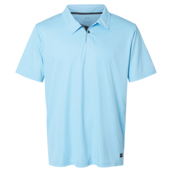 Oakley Men's Team Issue Hydrolix Polo, Carolina Blue, Front view