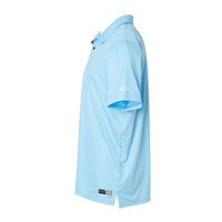 Oakley Men's Team Issue Hydrolix Polo, Carolina Blue, Left Sleeve view