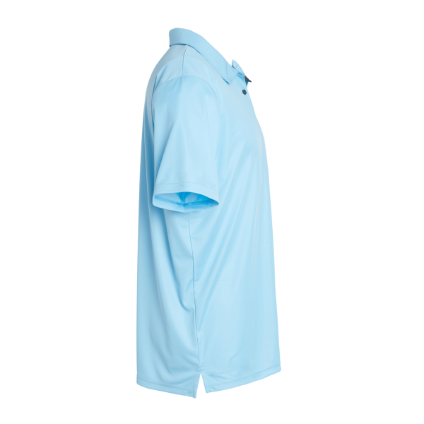Oakley Men's Team Issue Hydrolix Polo, Carolina Blue, Right Sleeve view