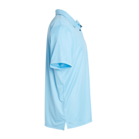 Oakley Men's Team Issue Hydrolix Polo, Carolina Blue, Right Sleeve view