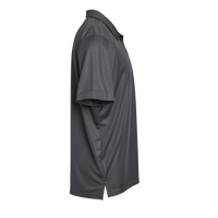 Oakley Men's Team Issue Hydrolix Polo, Forged Iron, Right Sleeve view