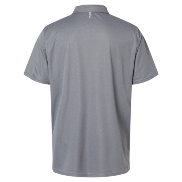 Oakley Men's Team Issue Hydrolix Polo, New Granite Heather, Back view