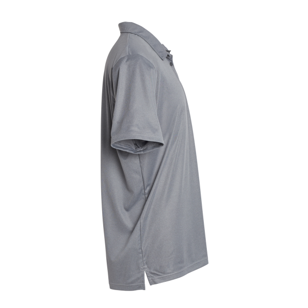 Oakley Men's Team Issue Hydrolix Polo, New Granite Heather, Right Sleeve view