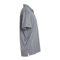 Oakley Men's Team Issue Hydrolix Polo, New Granite Heather, Right Sleeve view