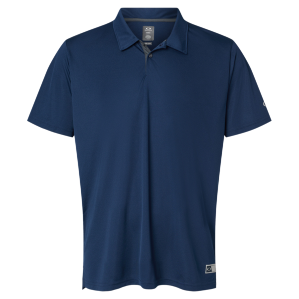 Oakley Men's Team Issue Hydrolix Polo, Team Navy, Front view