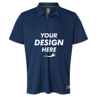 Oakley Men's Team Issue Hydrolix Polo, Team Navy, Front view, Mockup