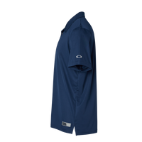 Oakley Men's Team Issue Hydrolix Polo, Team Navy, Left Sleeve view